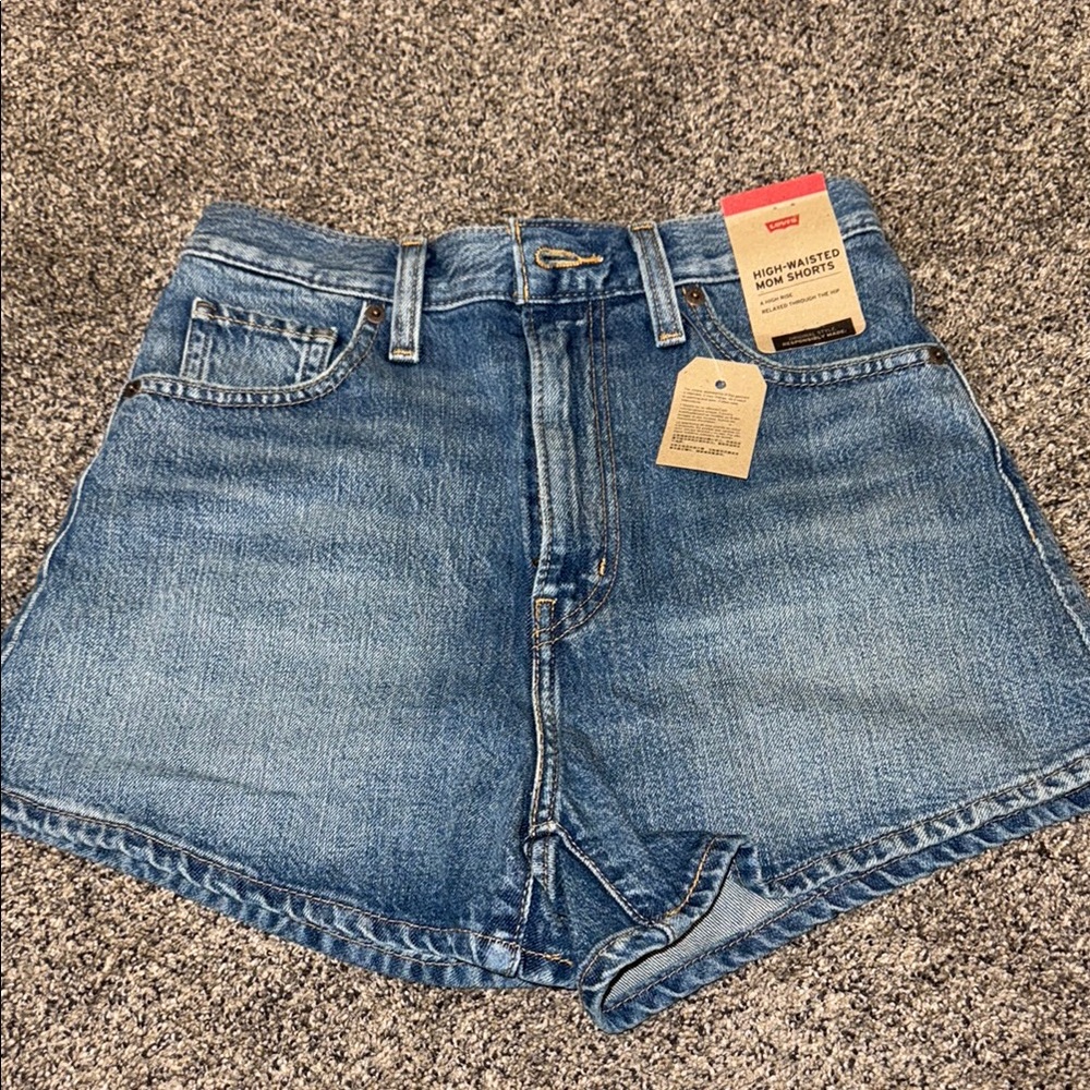 Levi's High-Waisted Mom Shorts